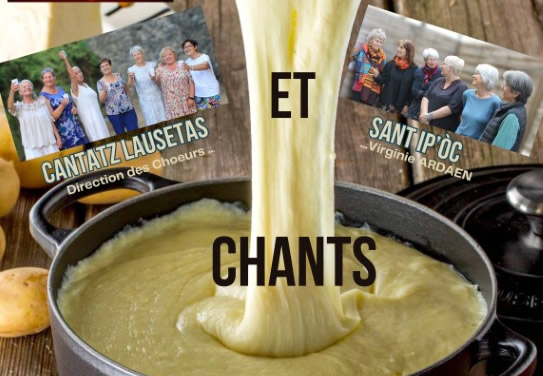 Cuisine et chant : aligot et repas réalisés en commun